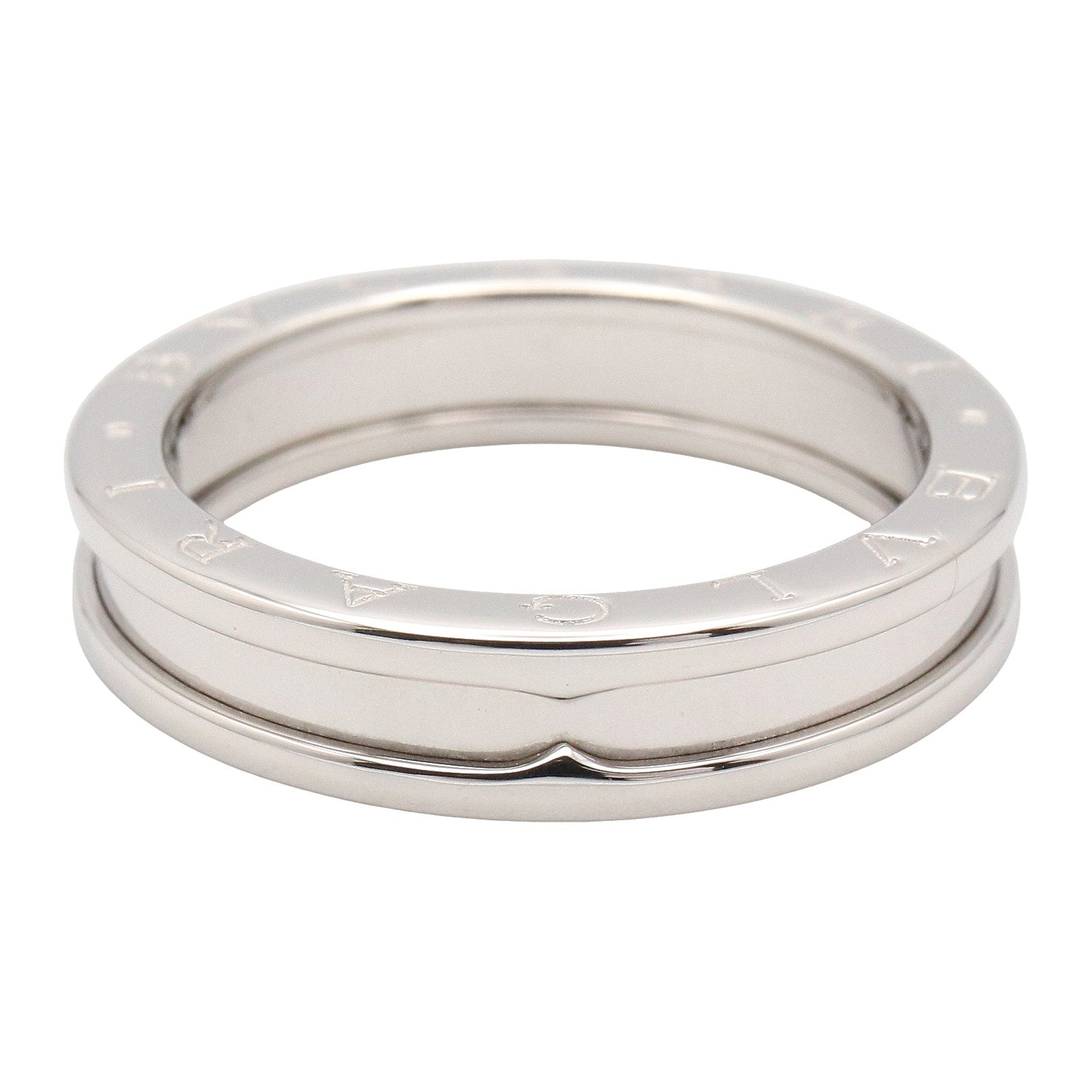 B-zero1 リング 1バンド リング 指輪 K18WG シルバー ホワイトゴールド ブルガリ アクセサリー BVLGARI
