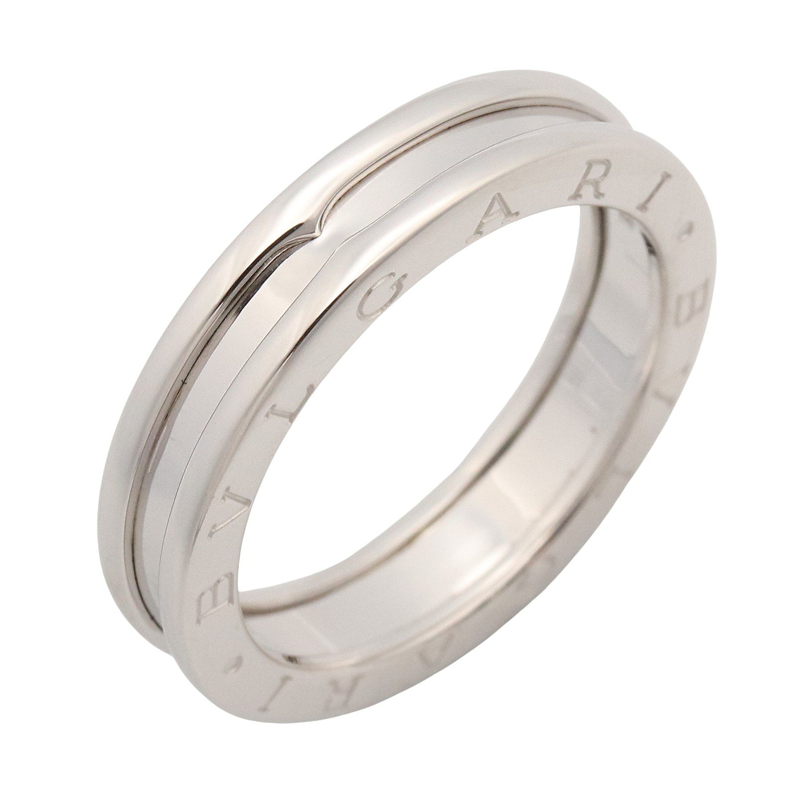 B-zero1 リング 1バンド リング 指輪 K18WG シルバー ホワイトゴールド ブルガリ アクセサリー BVLGARI