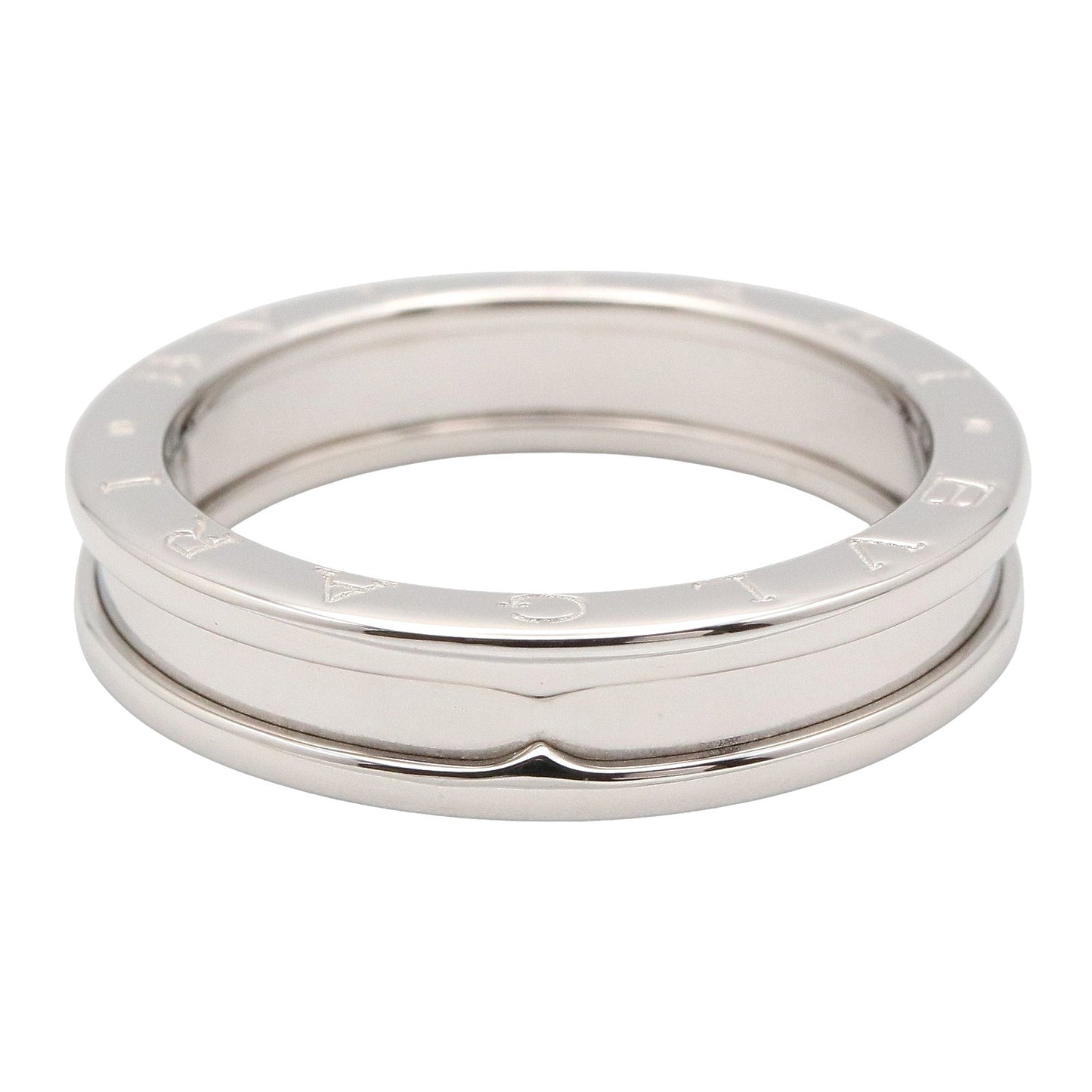 B-zero1 リング 1バンド リング 指輪 K18WG シルバー ホワイトゴールド ブルガリ アクセサリー BVLGARI