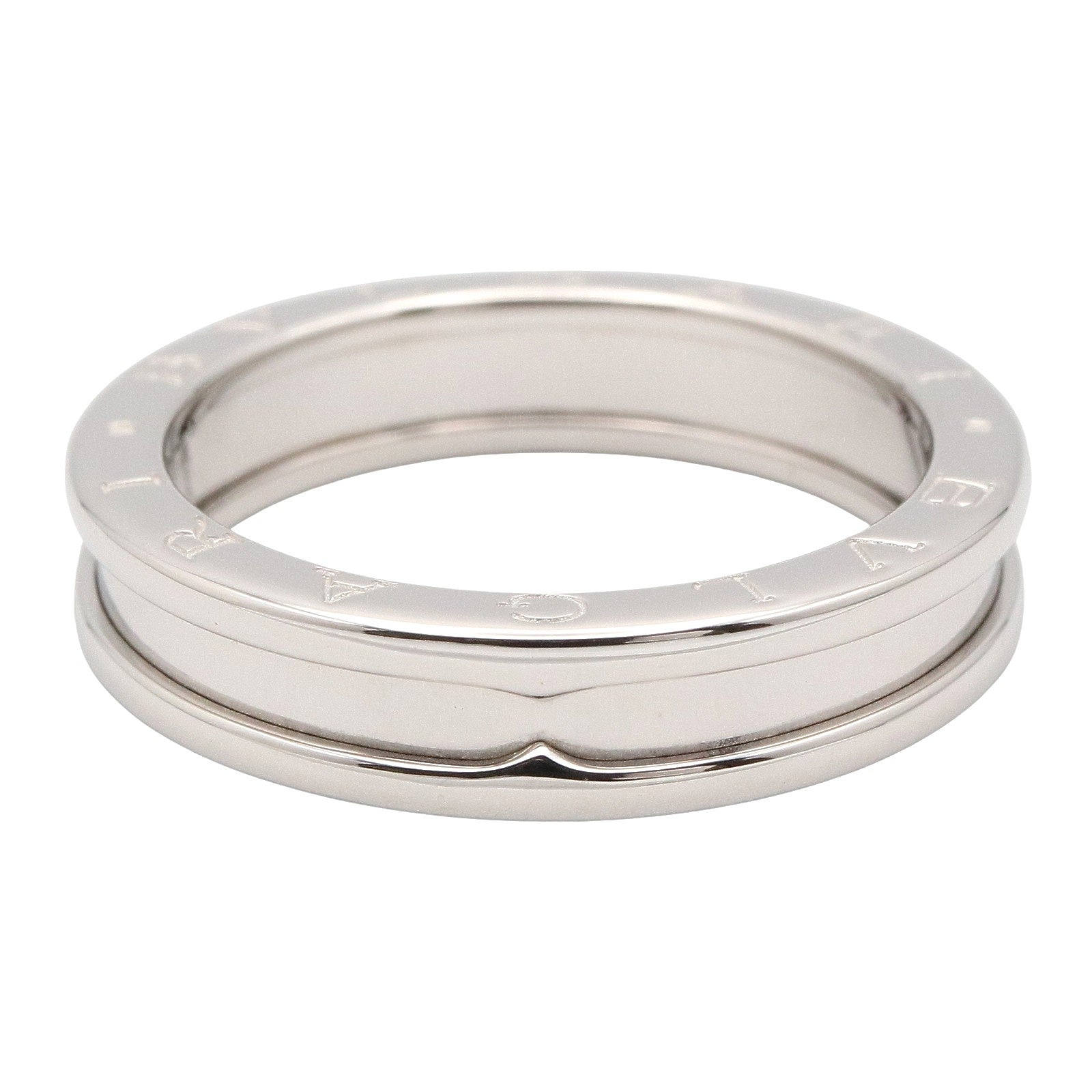 B-zero1 リング 1バンド リング 指輪 K18WG シルバー ホワイトゴールド ブルガリ アクセサリー BVLGARI