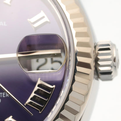 デイトジャスト VIダイヤ ランダム番 ボーイズ 腕時計 自動巻き K18WG（ホワイトゴールド） ステンレススチール ダイヤモンド ブルー オーベルジーヌ/ローマ ランダム番 ロレックス 時計 ROLEX