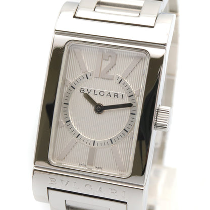 レッタンゴロ レディース 腕時計 クオーツ ステンレススチール シルバー ブルガリ 時計 BVLGARI