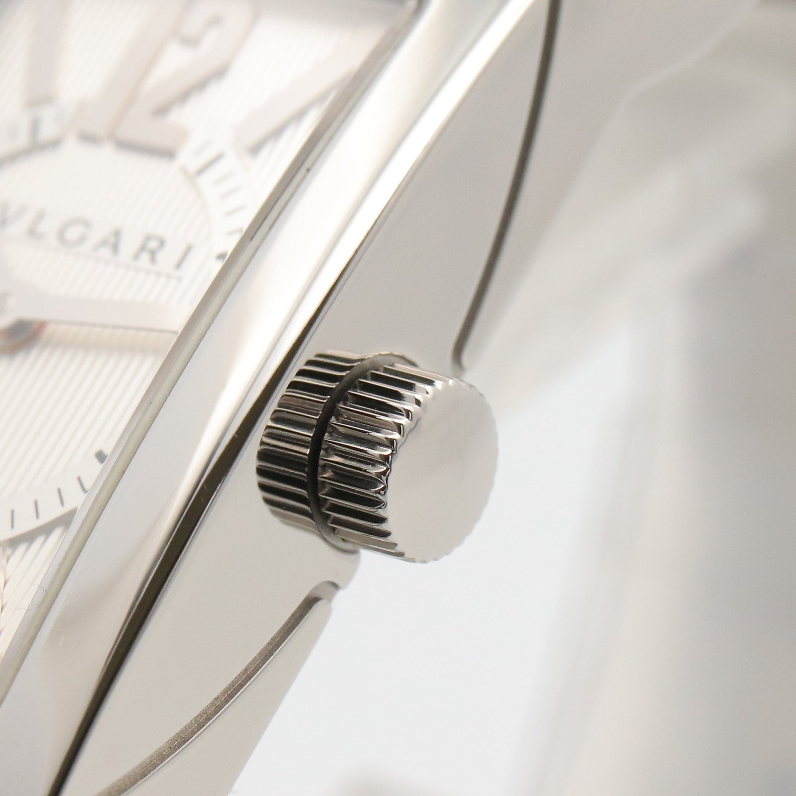 レッタンゴロ レディース 腕時計 クオーツ ステンレススチール シルバー ブルガリ 時計 BVLGARI