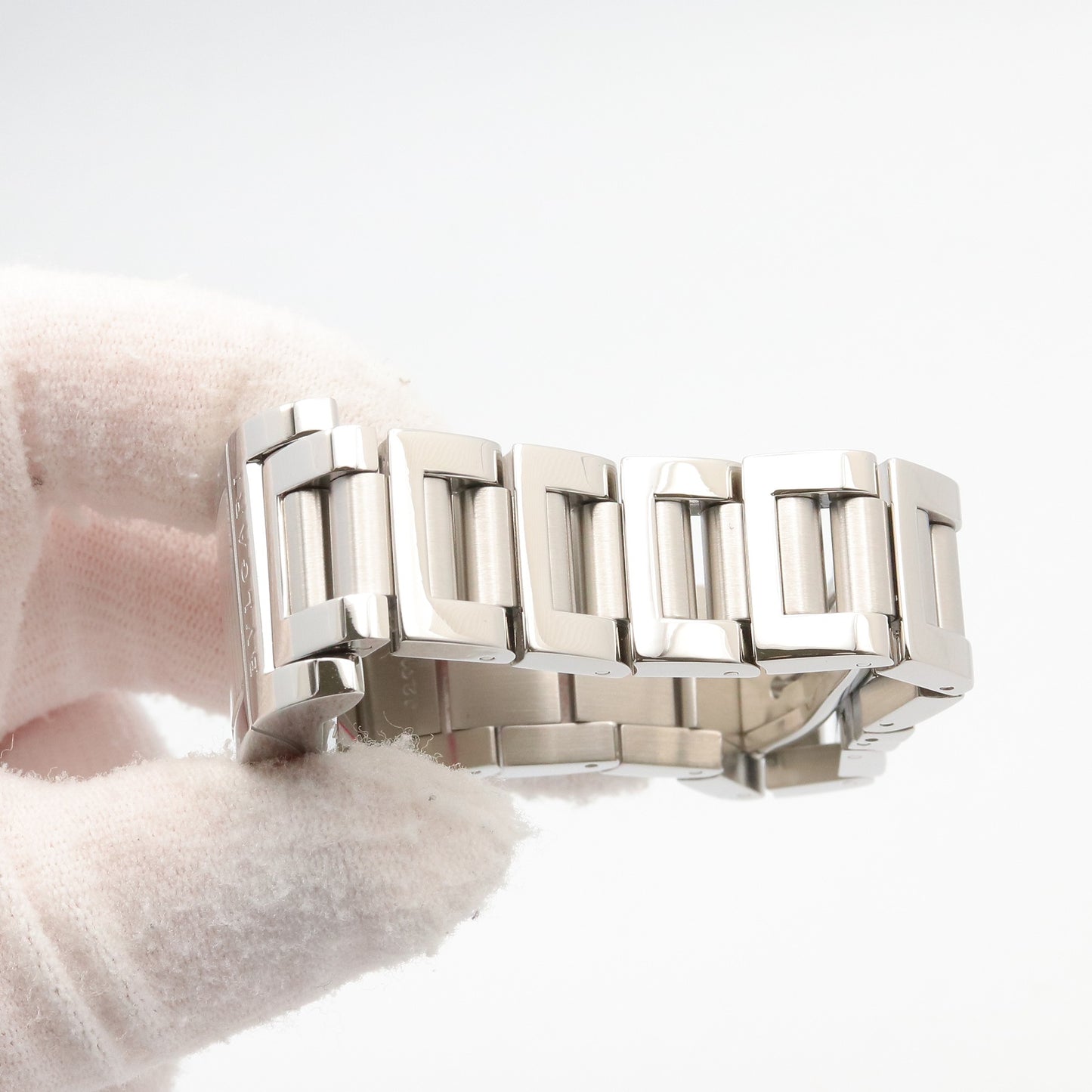 レッタンゴロ レディース 腕時計 クオーツ ステンレススチール シルバー ブルガリ 時計 BVLGARI
