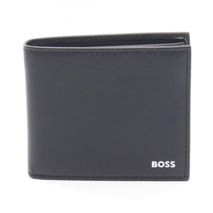 二つ折り財布 レザー ブラック ヒューゴボス 財布・小物 HUGO BOSS