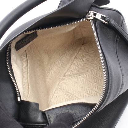 PUZZLE BAG SMALL パズルバッグ スモール 2WAY ハンドバッグ レザー ブラック ロエベ
