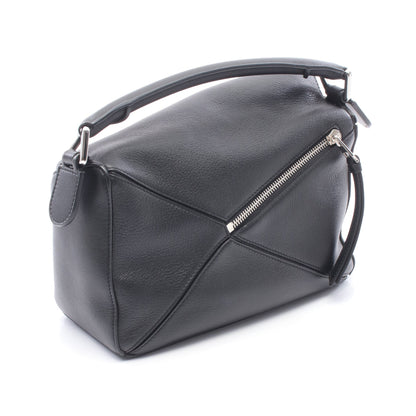 PUZZLE BAG SMALL パズルバッグ スモール 2WAY ハンドバッグ レザー ブラック ロエベ