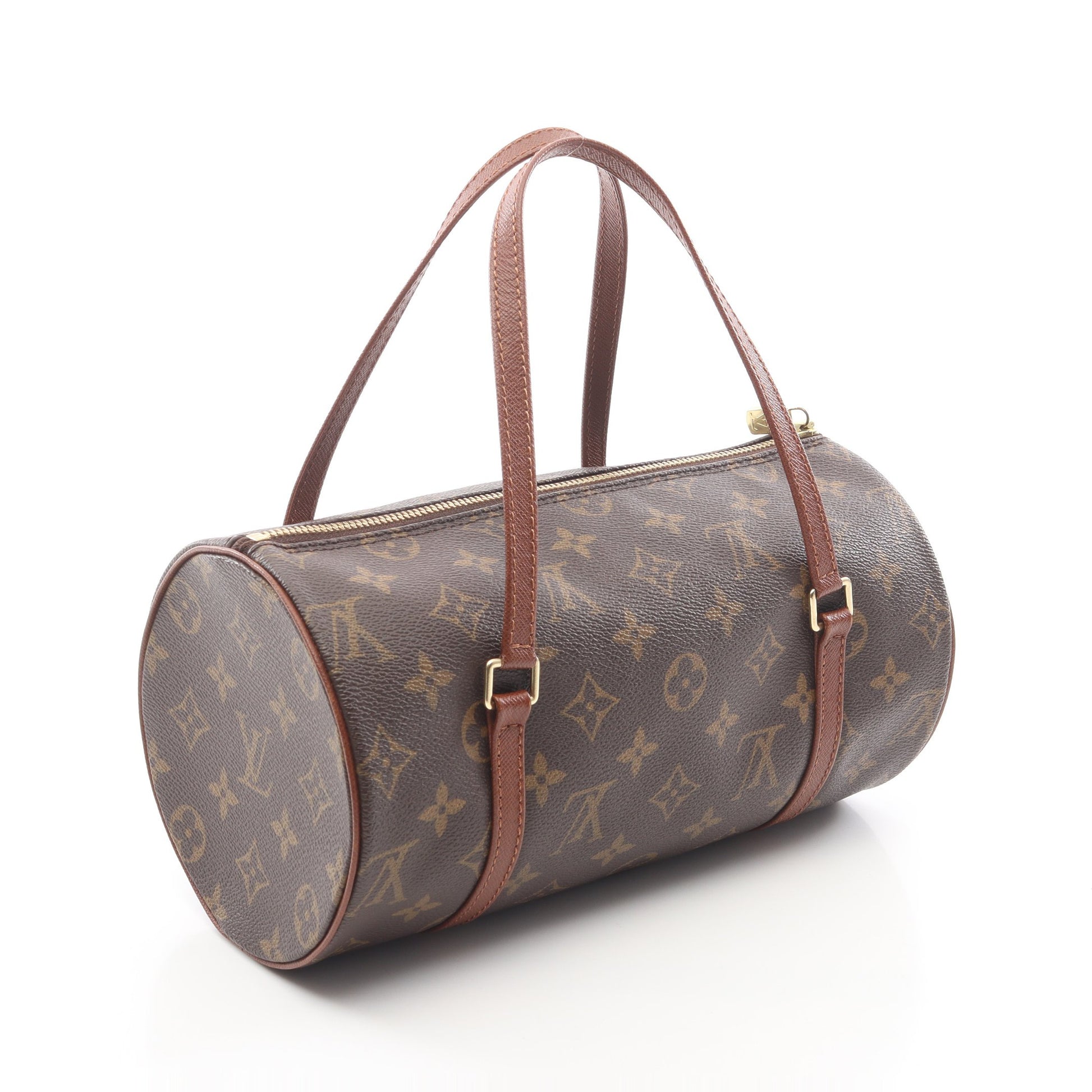 パピヨン26 モノグラム 旧型 ハンドバッグ PVC レザー ブラウン ルイヴィトン バッグ LOUIS VUITTON