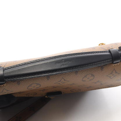 ポシェット メティス MM モノグラムリバース 2WAY ハンドバッグ PVC レザー ブラウン ブラック ルイヴィトン バッグ LOUIS VUITTON