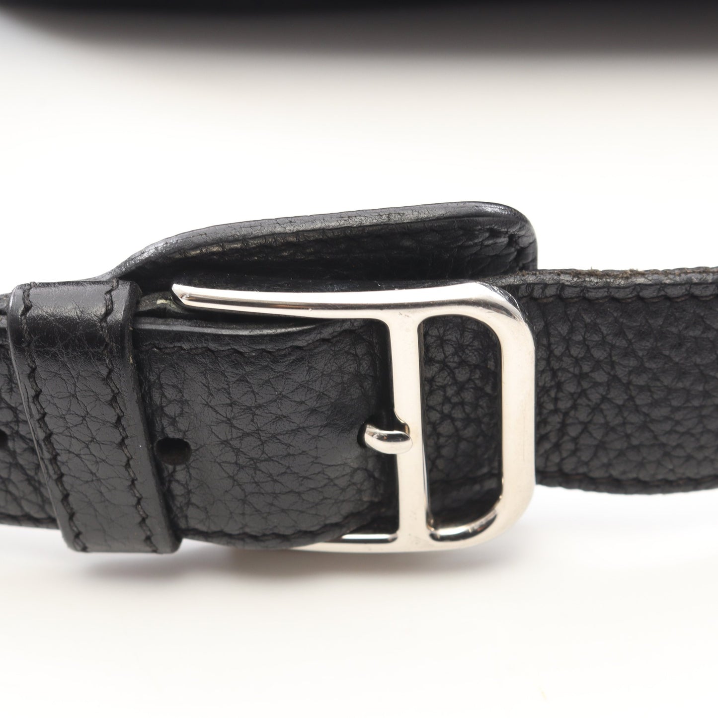 スティーブ ブザス35 ショルダーバッグ トリヨンクレマンス ブラック シルバー金具 □N刻印 エルメス バッグ HERMES