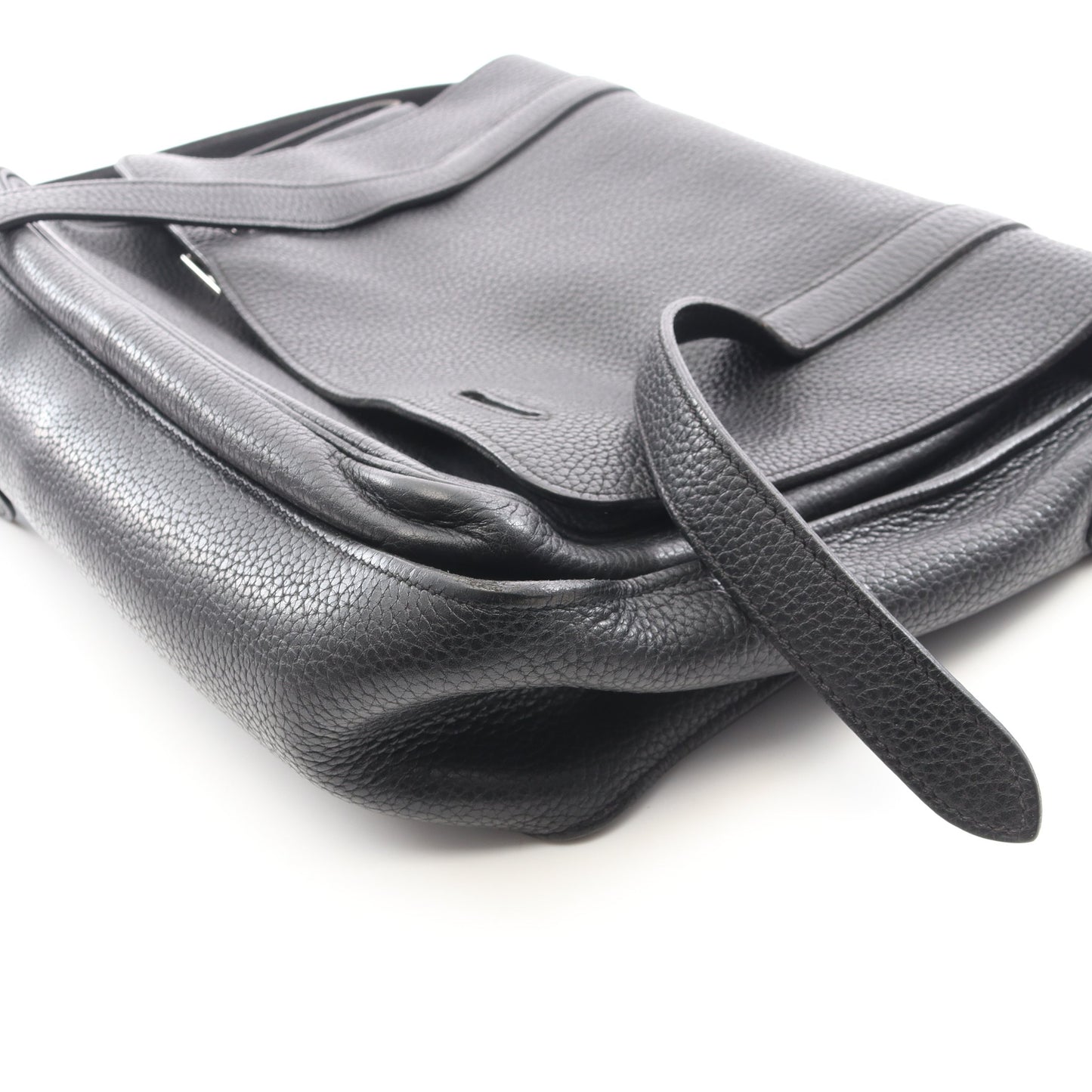 スティーブ ブザス35 ショルダーバッグ トリヨンクレマンス ブラック シルバー金具 □N刻印 エルメス バッグ HERMES