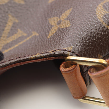 ミュゼットタンゴ ショートストラップ モノグラム ショルダーバッグ PVC レザー ブラウン ルイヴィトン バッグ LOUIS VUITTON
