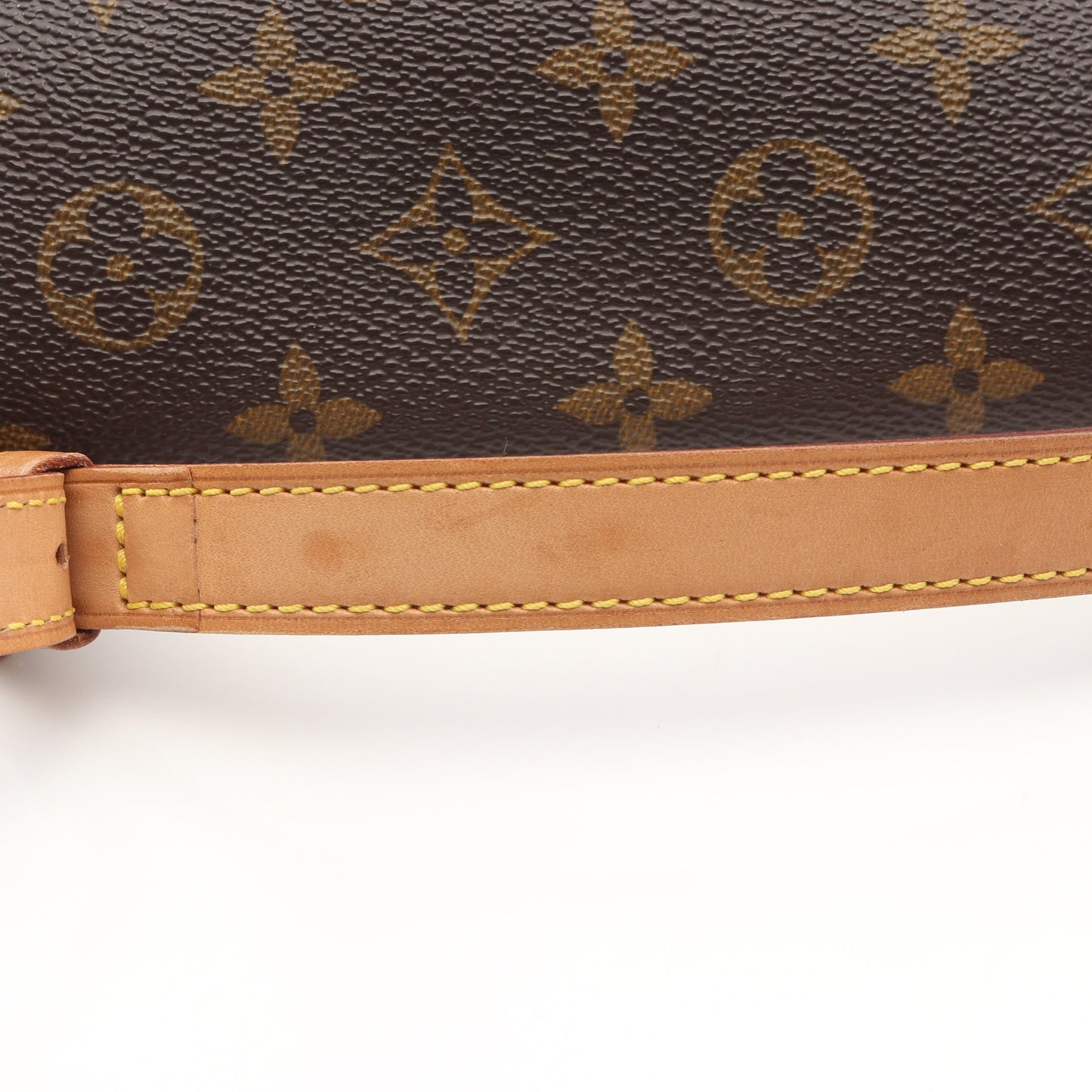 ミュゼットタンゴ ショートストラップ モノグラム ショルダーバッグ PVC レザー ブラウン ルイヴィトン バッグ LOUIS VUITTON