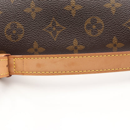ミュゼットタンゴ ショートストラップ モノグラム ショルダーバッグ PVC レザー ブラウン ルイヴィトン バッグ LOUIS VUITTON
