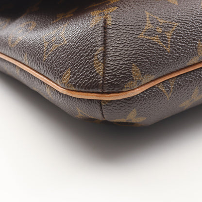 ミュゼットタンゴ ショートストラップ モノグラム ショルダーバッグ PVC レザー ブラウン ルイヴィトン バッグ LOUIS VUITTON