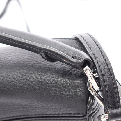 パズルバッグ ミニ 2WAY ハンドバッグ レザー ブラック ロエベ バッグ LOEWE