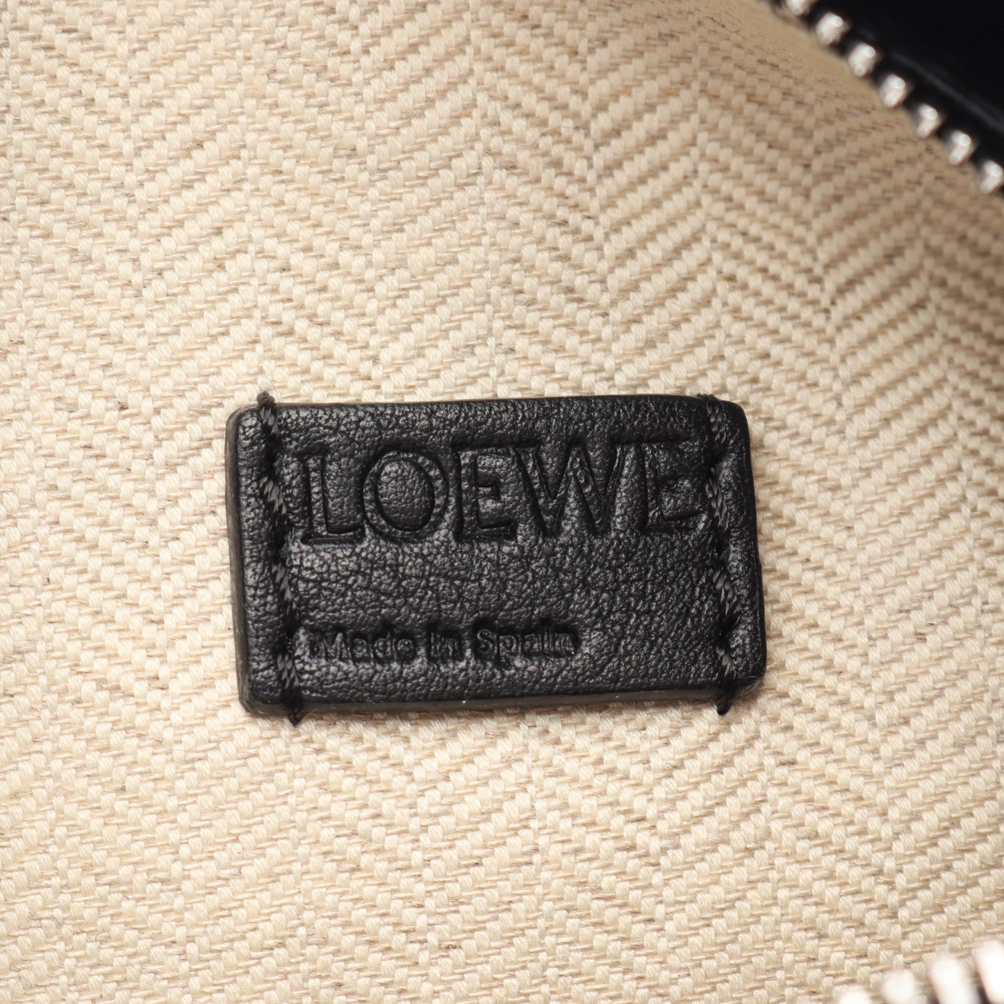 パズルバッグ ミニ 2WAY ハンドバッグ レザー ブラック ロエベ バッグ LOEWE