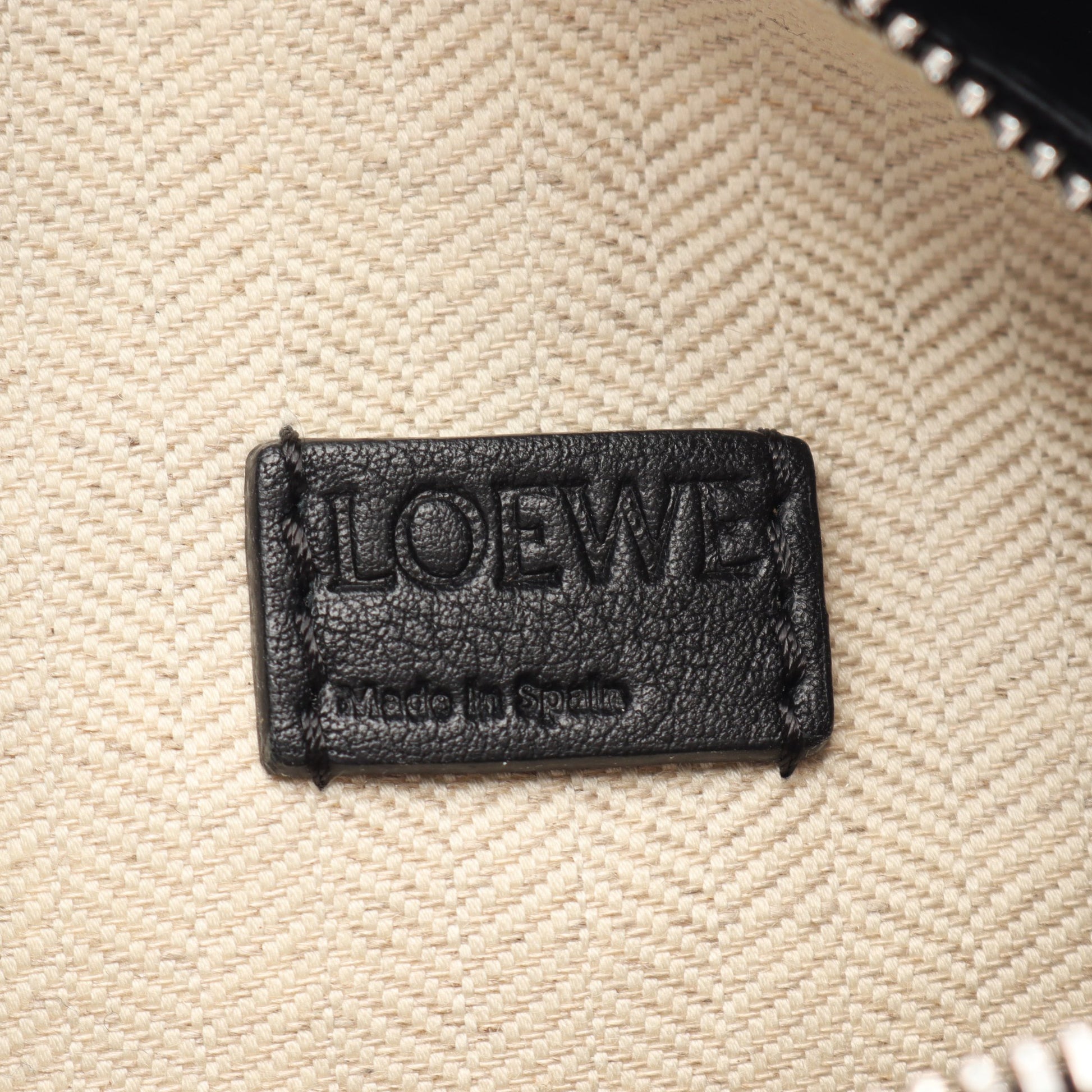 パズルバッグ ミニ 2WAY ハンドバッグ レザー ブラック ロエベ バッグ LOEWE