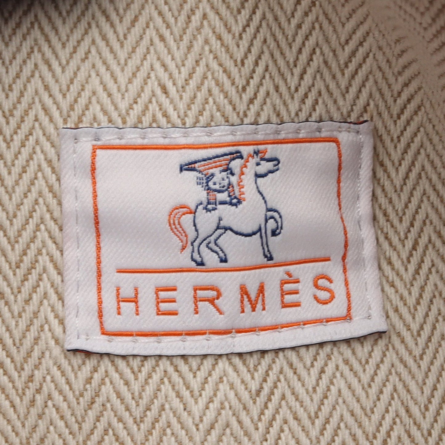 ブリッドアブラックGM カブリオル ハンドバッグ トワルアッシュ レッド アイボリー シルバー金具 エルメス バッグ HERMES