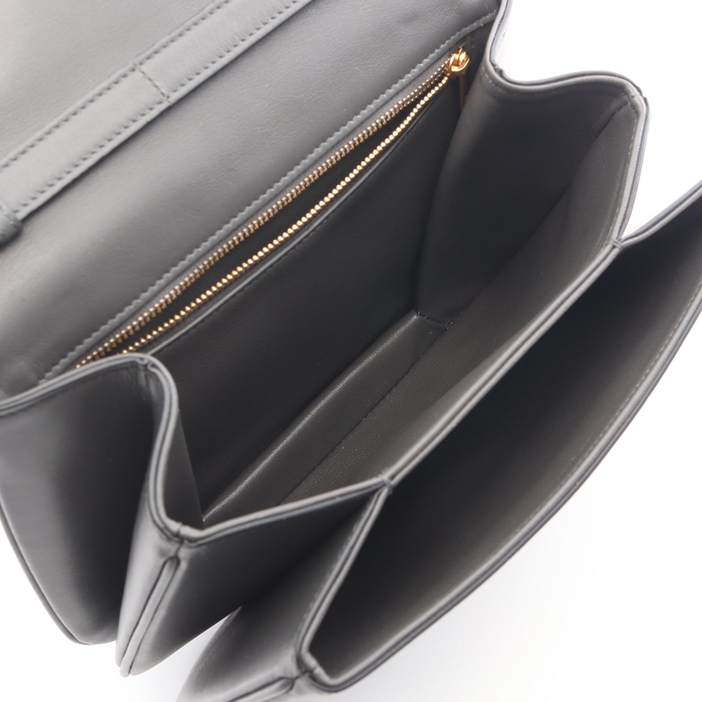 Medium Tabou ショルダーバッグ レザー グレー セリーヌ