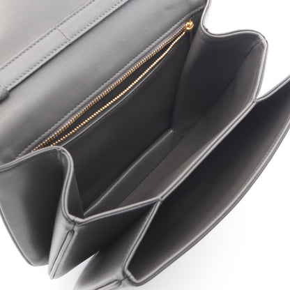 Medium Tabou ショルダーバッグ レザー グレー セリーヌ