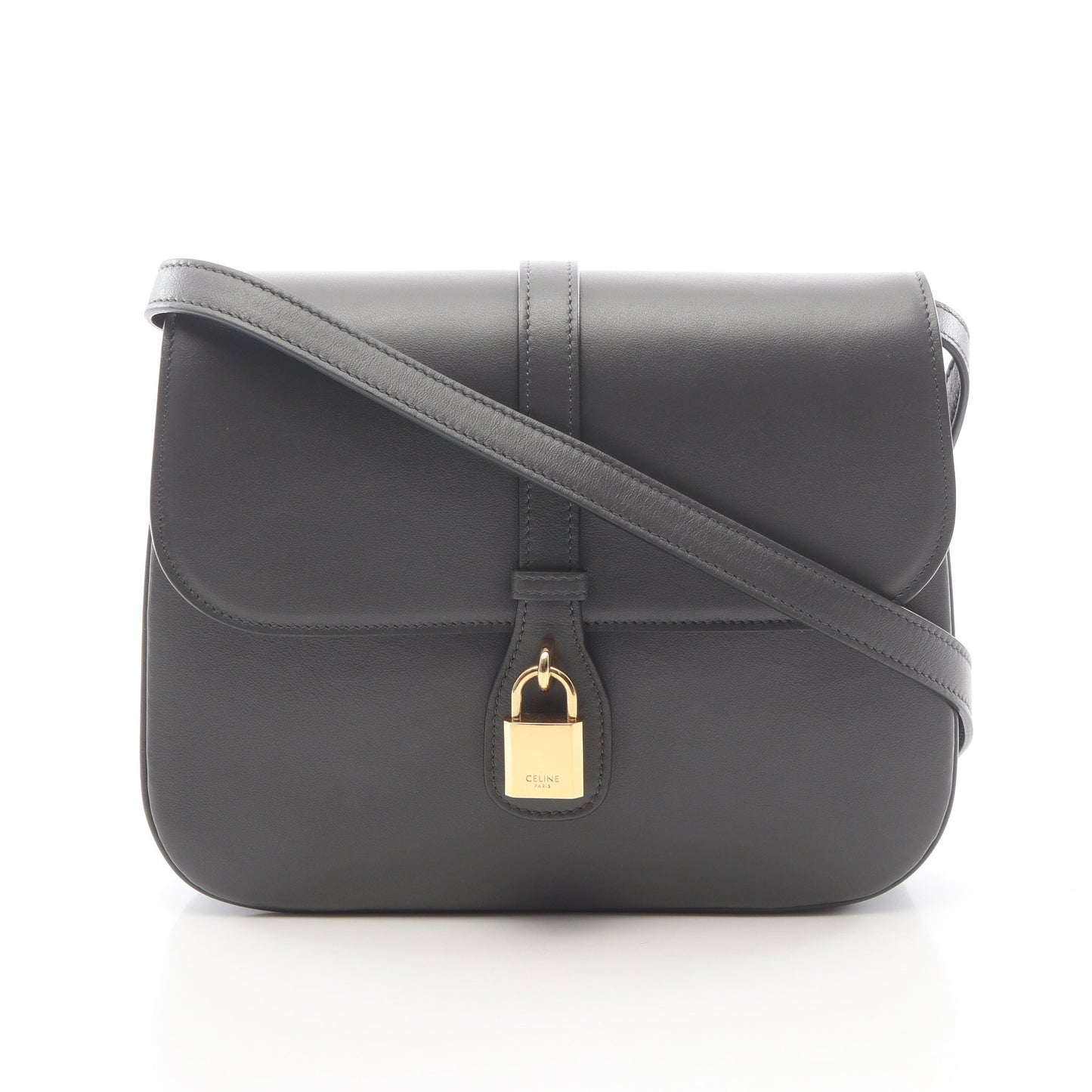 Medium Tabou ショルダーバッグ レザー グレー セリーヌ