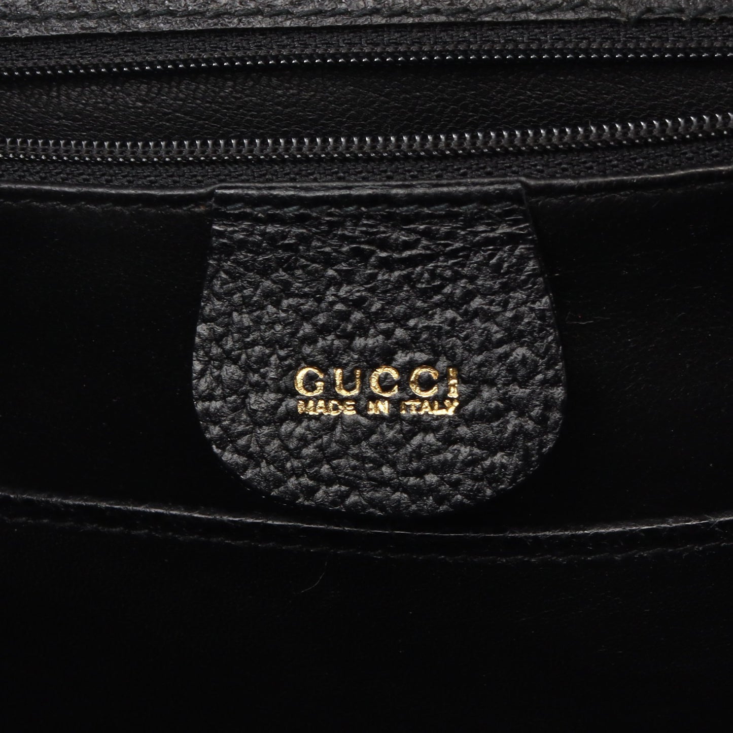 バンブー 2WAY ハンドバッグ レザー ブラック グッチ バッグ GUCCI