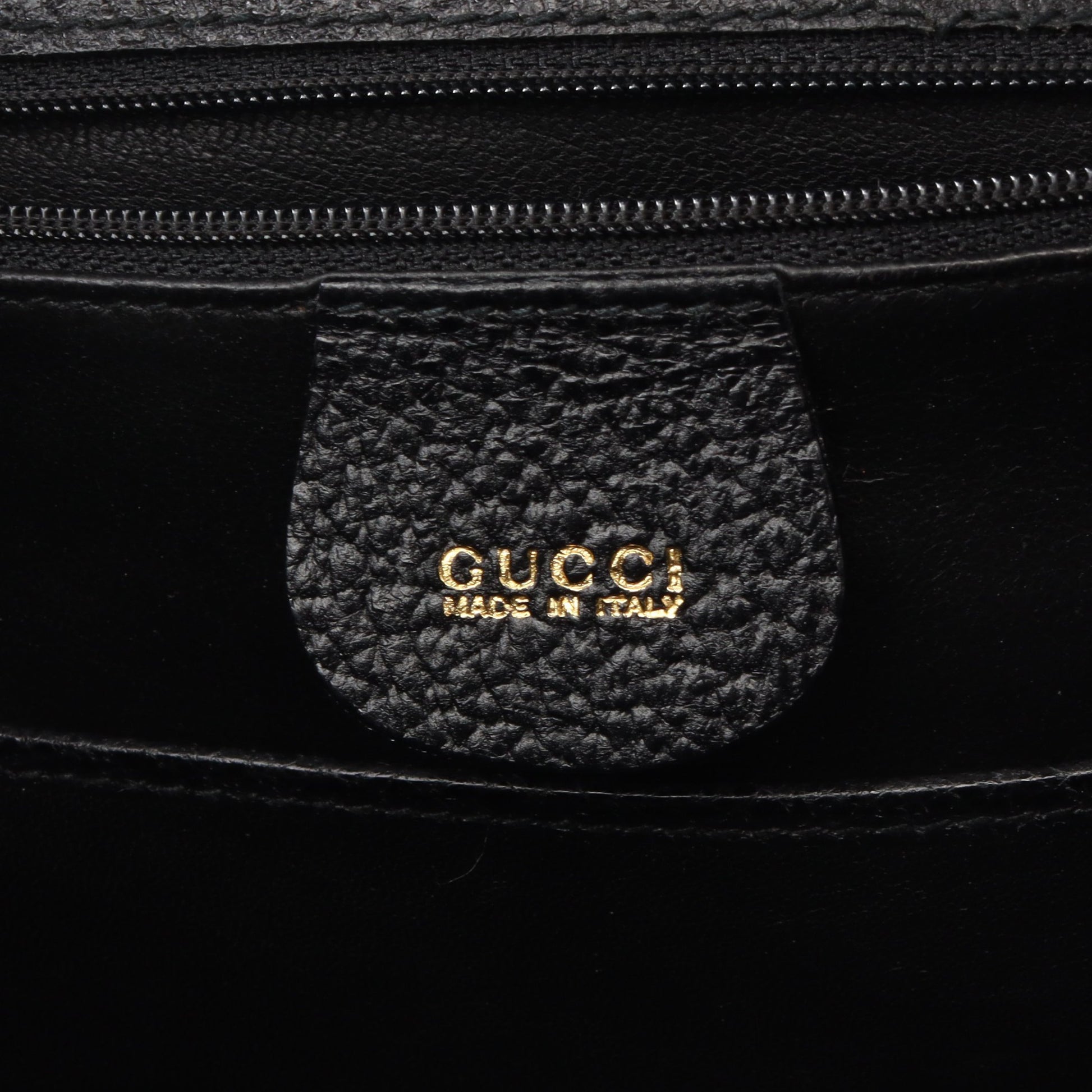 バンブー 2WAY ハンドバッグ レザー ブラック グッチ バッグ GUCCI