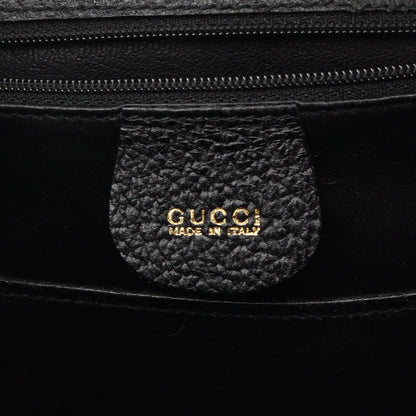 バンブー 2WAY ハンドバッグ レザー ブラック グッチ バッグ GUCCI