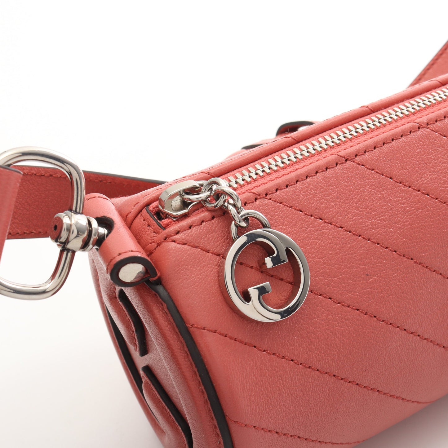 ブロンディ ワンショルダーバッグ レザー ピンク グッチ バッグ GUCCI