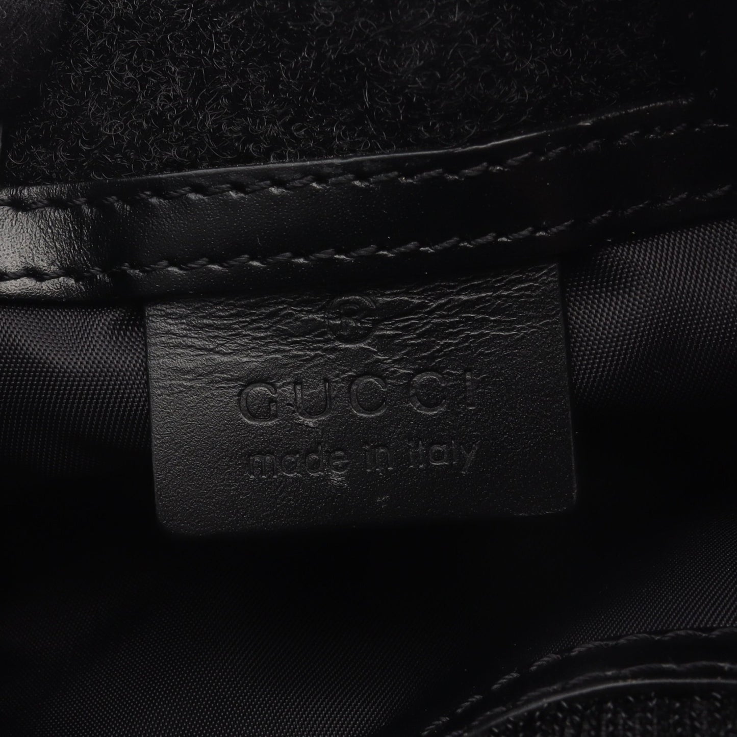 GGキャンバス ショルダーバッグ キャンバス レザー ブラック グッチ バッグ GUCCI
