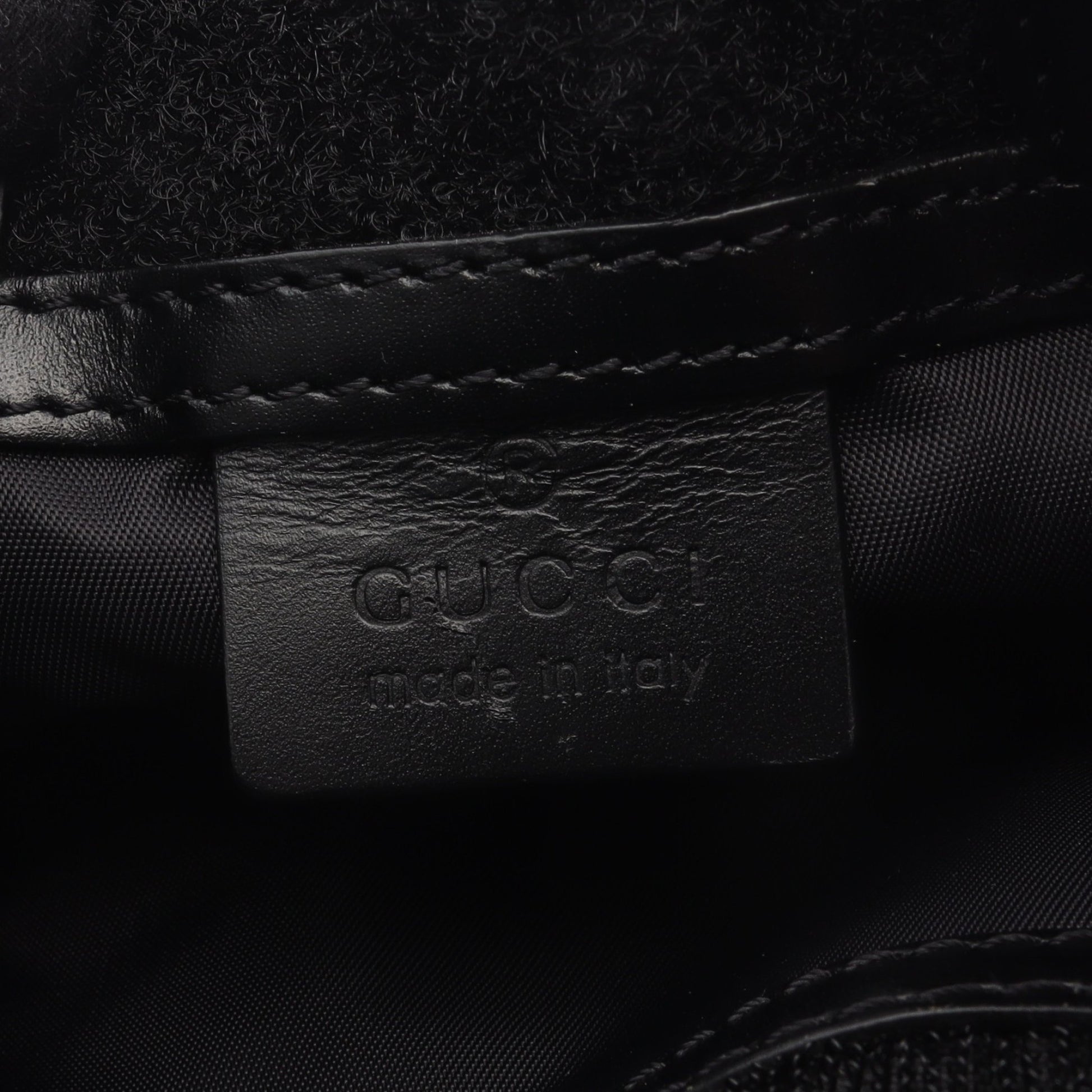 GGキャンバス ショルダーバッグ キャンバス レザー ブラック グッチ バッグ GUCCI