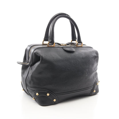 ドクターズバッグ 160周年記念 ミニボストンバッグ レザー ブラック ロエベ バッグ LOEWE