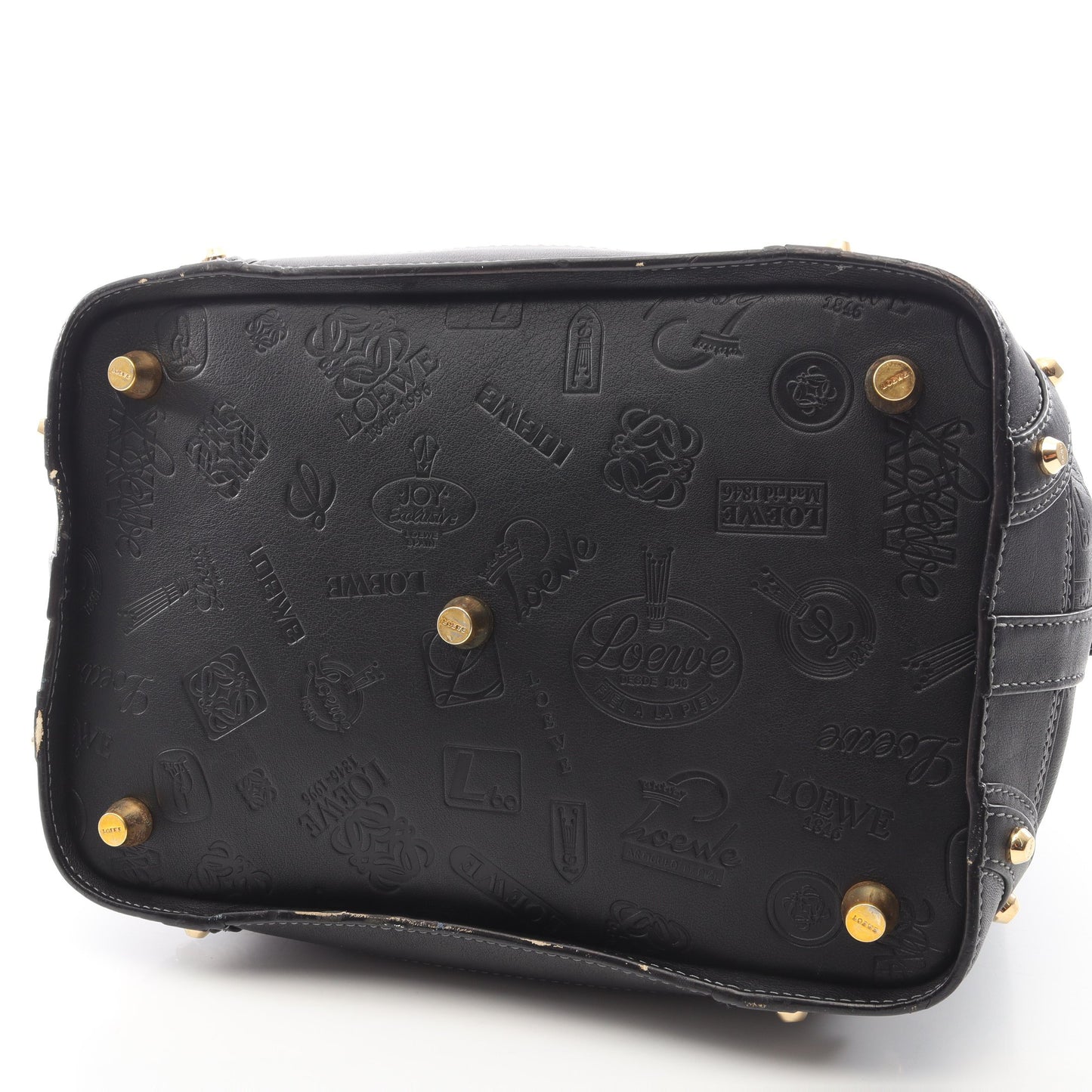 ドクターズバッグ 160周年記念 ミニボストンバッグ レザー ブラック ロエベ バッグ LOEWE