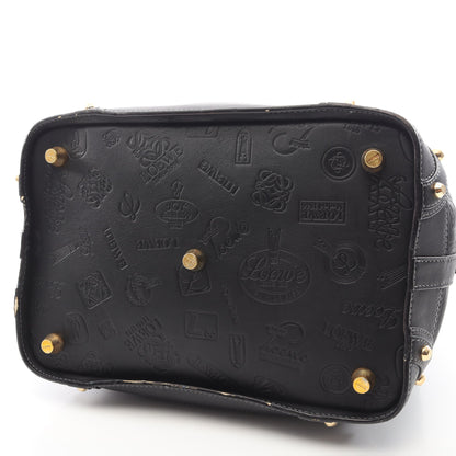 ドクターズバッグ 160周年記念 ミニボストンバッグ レザー ブラック ロエベ バッグ LOEWE