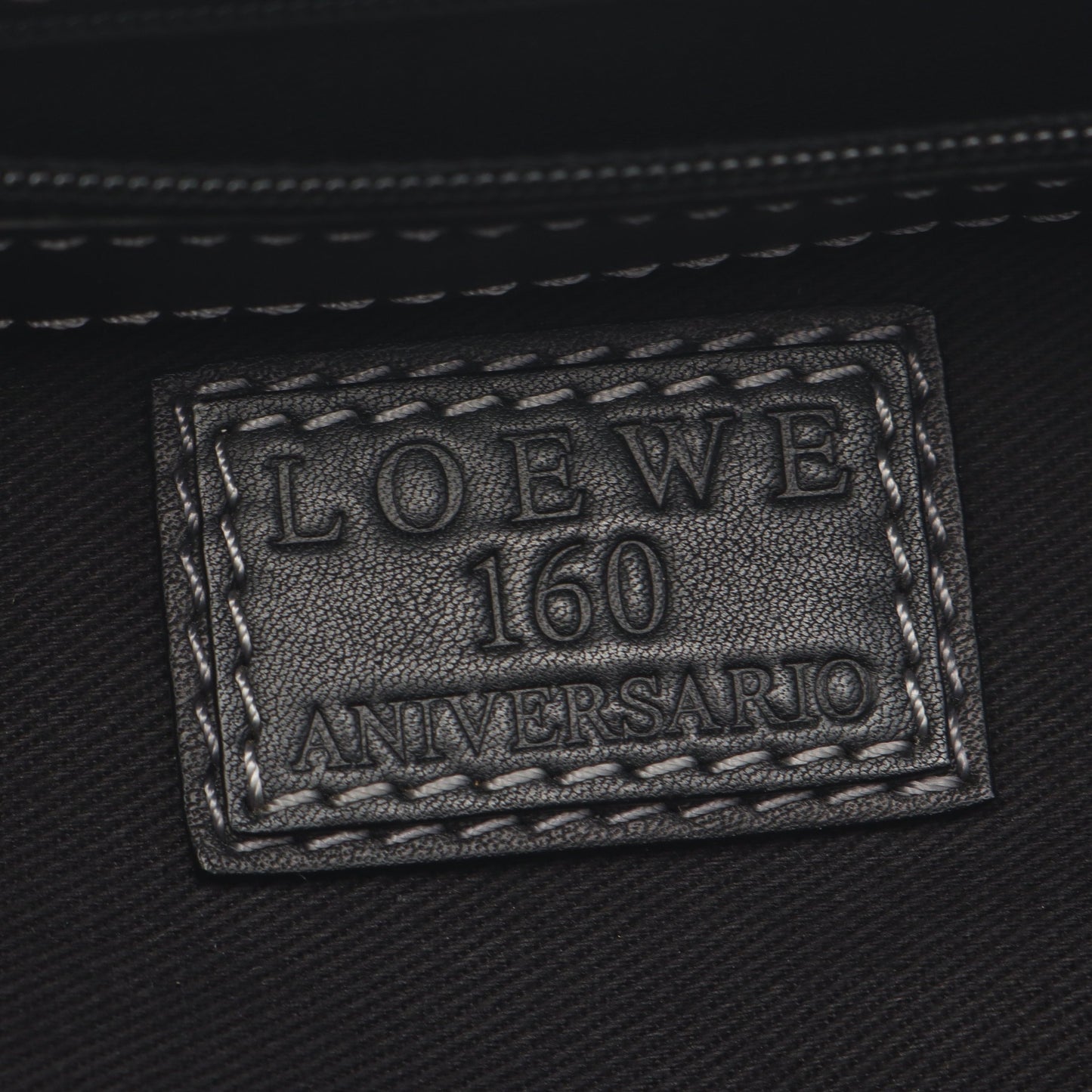 ドクターズバッグ 160周年記念 ミニボストンバッグ レザー ブラック ロエベ バッグ LOEWE