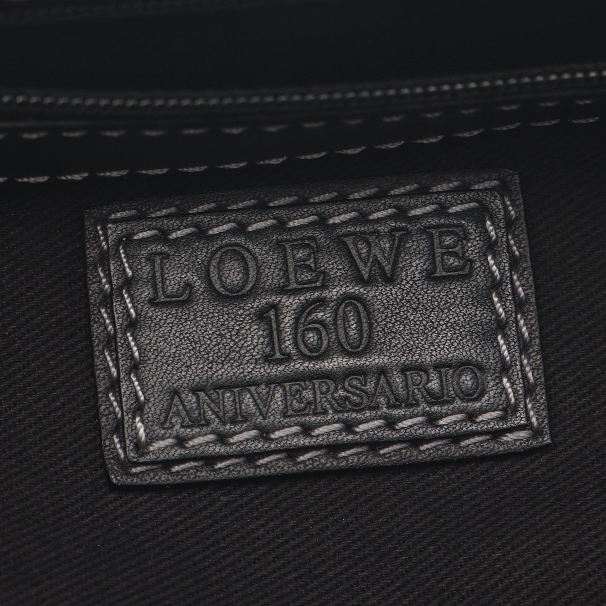 ドクターズバッグ 160周年記念 ミニボストンバッグ レザー ブラック ロエベ バッグ LOEWE