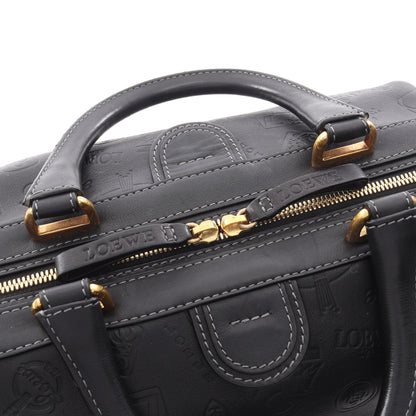 ドクターズバッグ 160周年記念 ミニボストンバッグ レザー ブラック ロエベ バッグ LOEWE