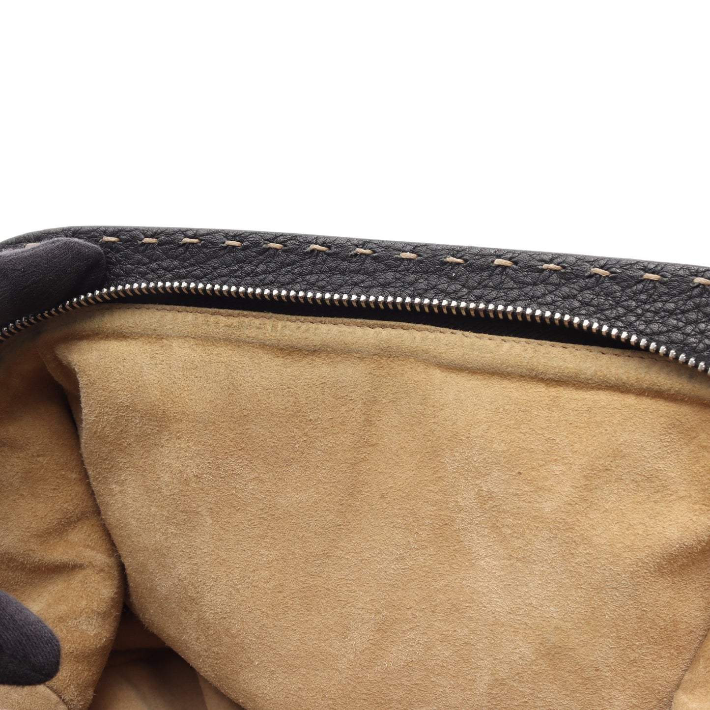 セレリア ドクターズバッグ ハンドバッグ レザー ブラック フェンディ バッグ FENDI