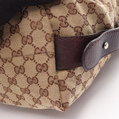バンブー GGキャンバス ハンドバッグ トートバッグ キャンバス レザー ベージュ パープル グッチ バッグ GUCCI