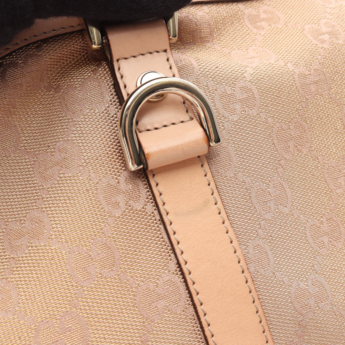 アビー GGキャンバス ショルダーバッグ トートバッグ キャンバス レザー ピンクベージュ グッチ バッグ GUCCI