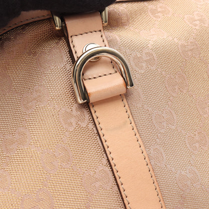 アビー GGキャンバス ショルダーバッグ トートバッグ キャンバス レザー ピンクベージュ グッチ バッグ GUCCI