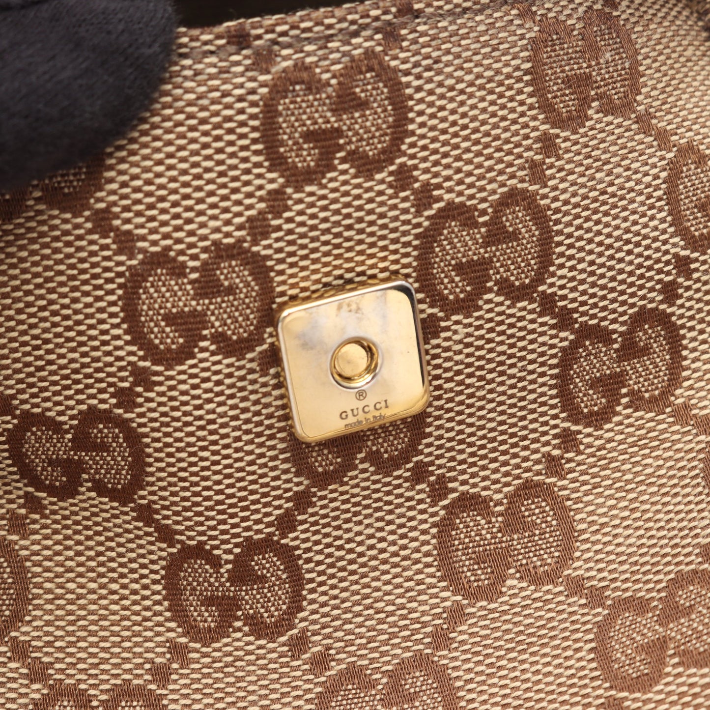 アビー GGキャンバス ワンショルダーバッグ キャンバス レザー ベージュ アイボリー グッチ バッグ GUCCI