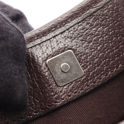 GGキャンバス ハンドバッグ トートバッグ キャンバス レザー ベージュ ダークブラウン グッチ バッグ GUCCI