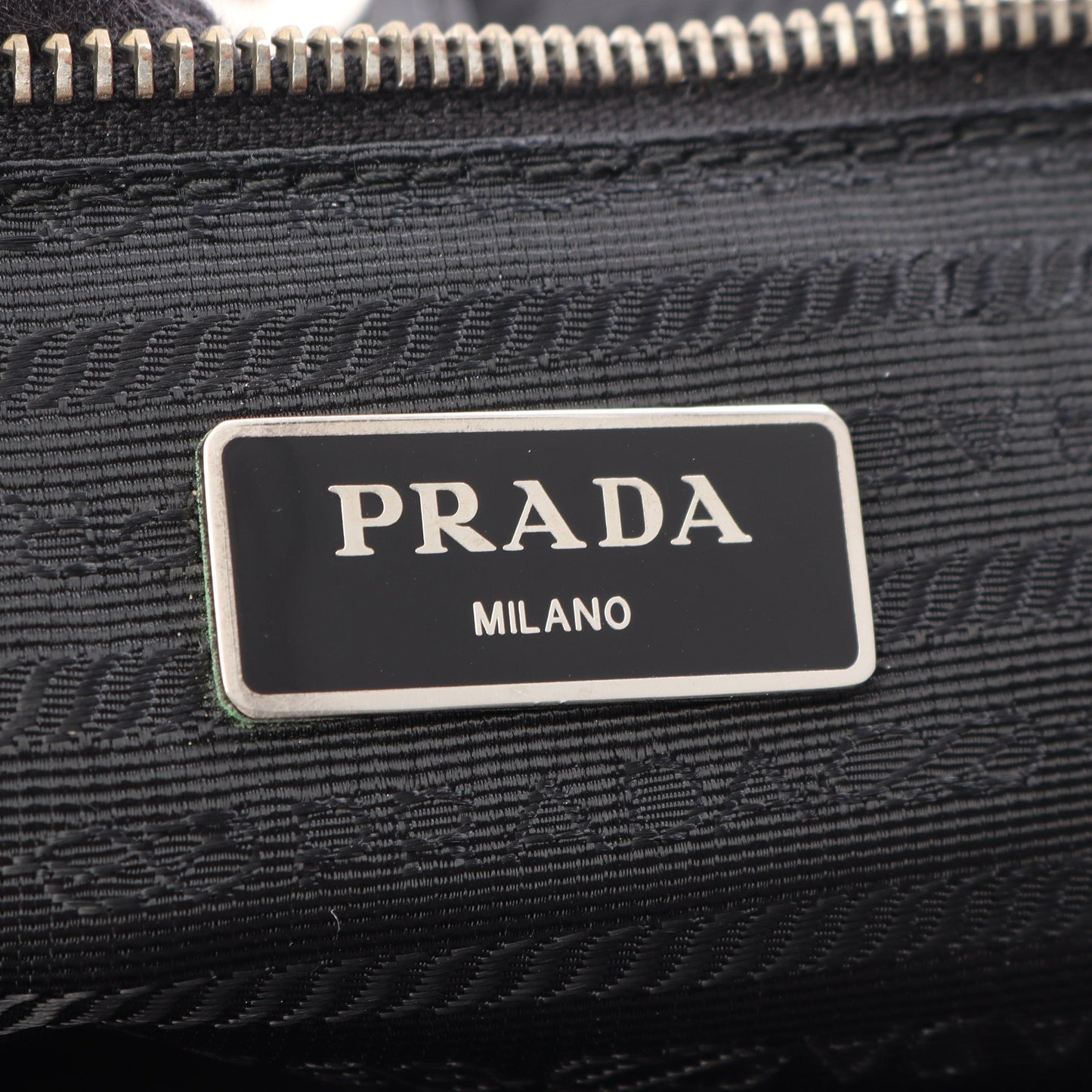 トライアングルロゴ ショルダーバッグ トートバッグ ナイロン レザー ブラック プラダ バッグ PRADA