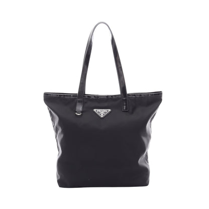 トライアングルロゴ ショルダーバッグ トートバッグ ナイロン レザー ブラック プラダ バッグ PRADA