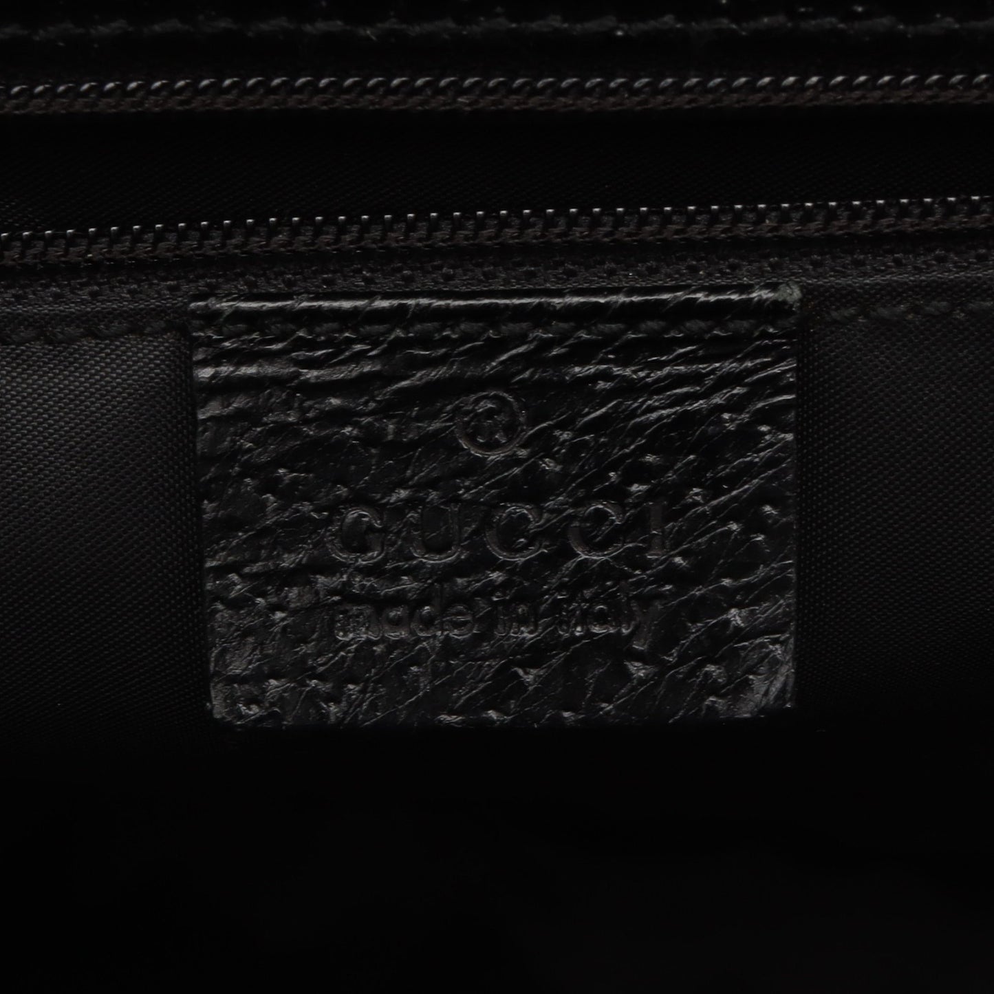 インターロッキングG ワンショルダーバッグ レザー ブラック グッチ バッグ GUCCI