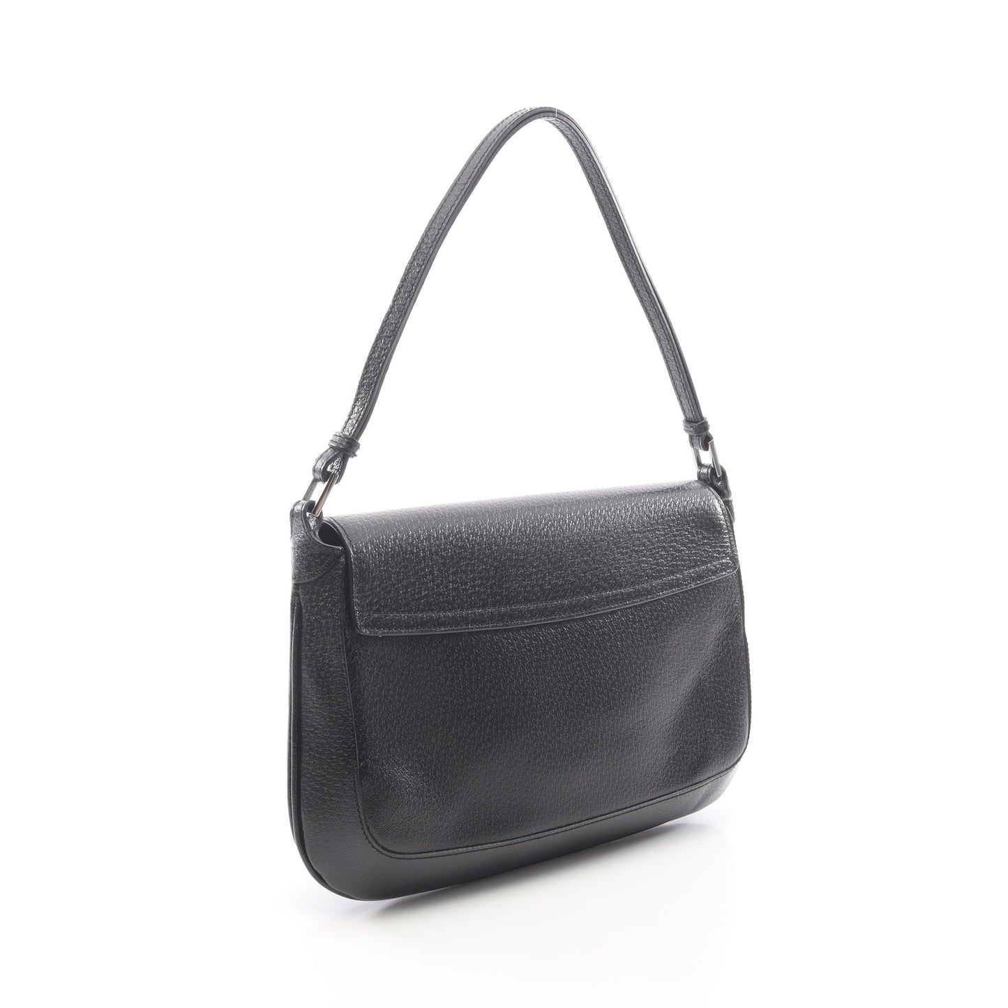 インターロッキングG ワンショルダーバッグ レザー ブラック グッチ バッグ GUCCI