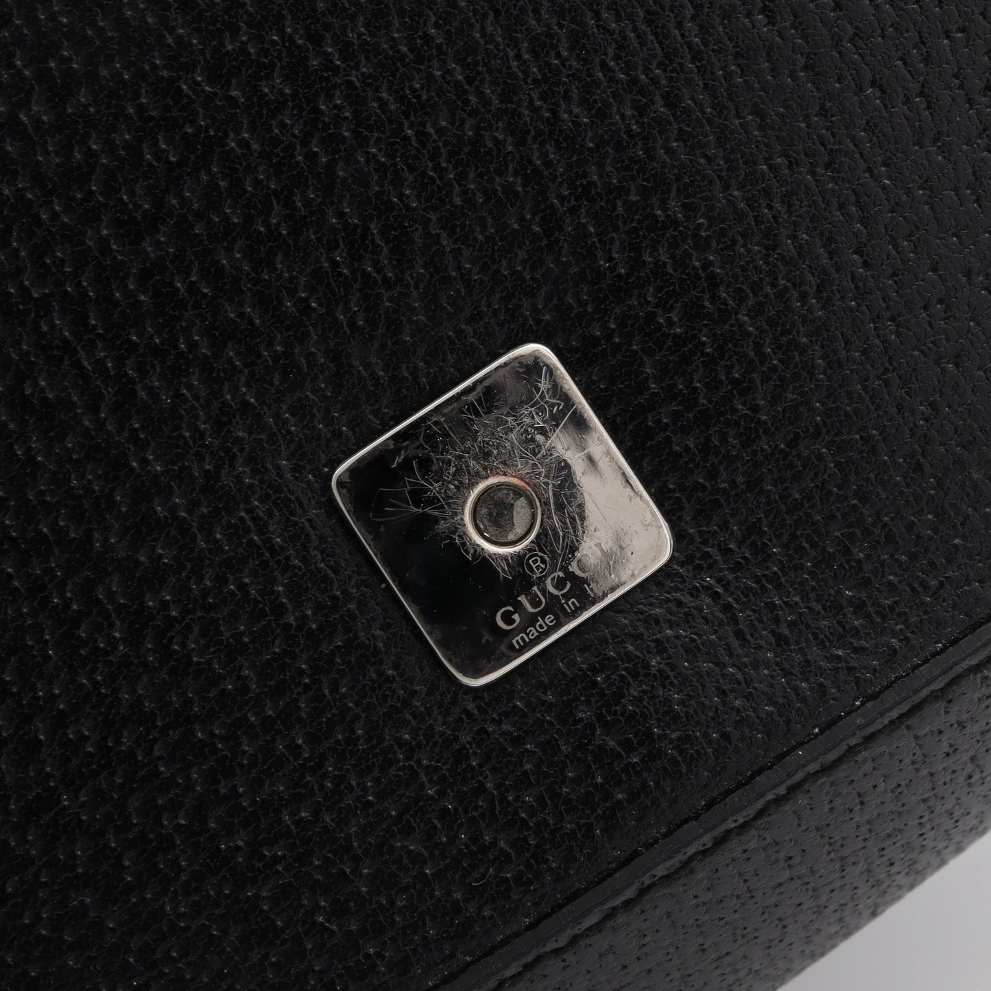 インターロッキングG ワンショルダーバッグ レザー ブラック グッチ バッグ GUCCI
