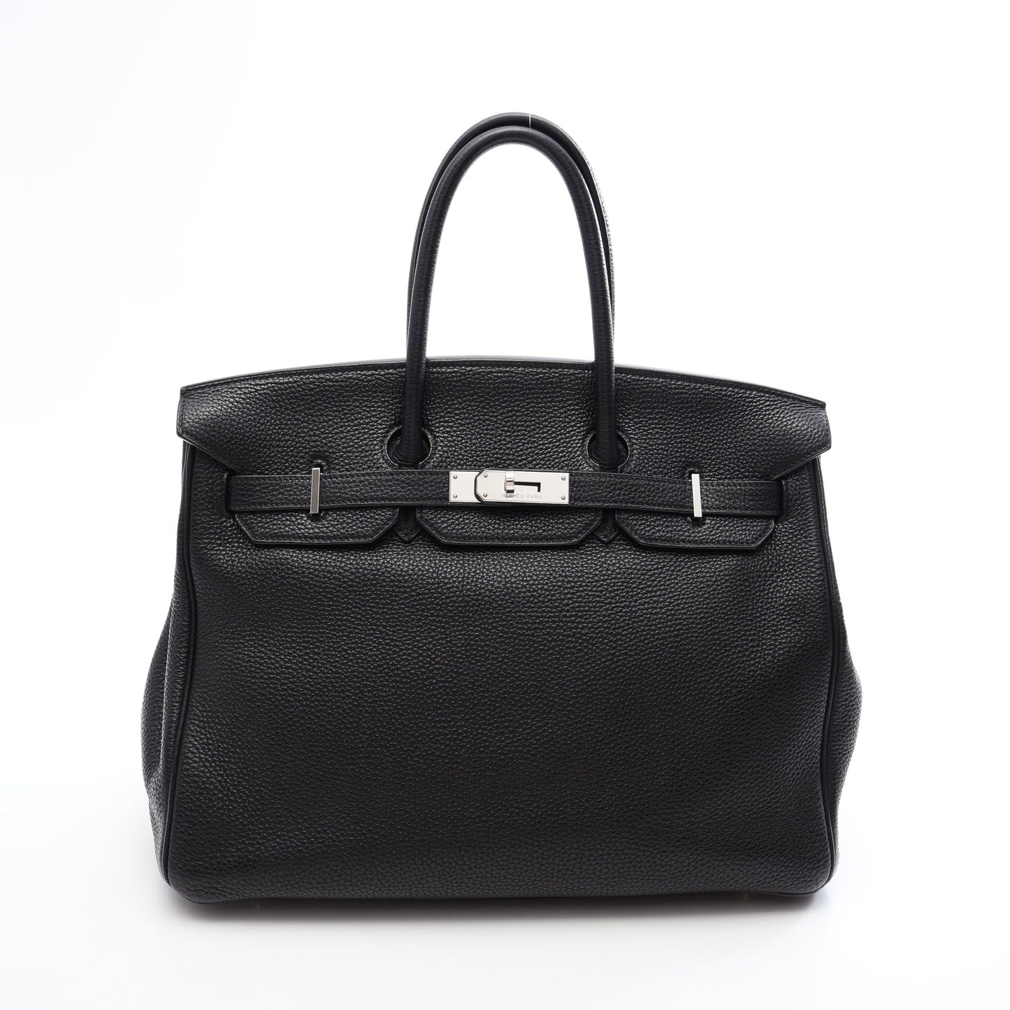 バーキン35 ハンドバッグ トゴ ブラック シルバー金具 □K刻印 エルメス バッグ HERMES
